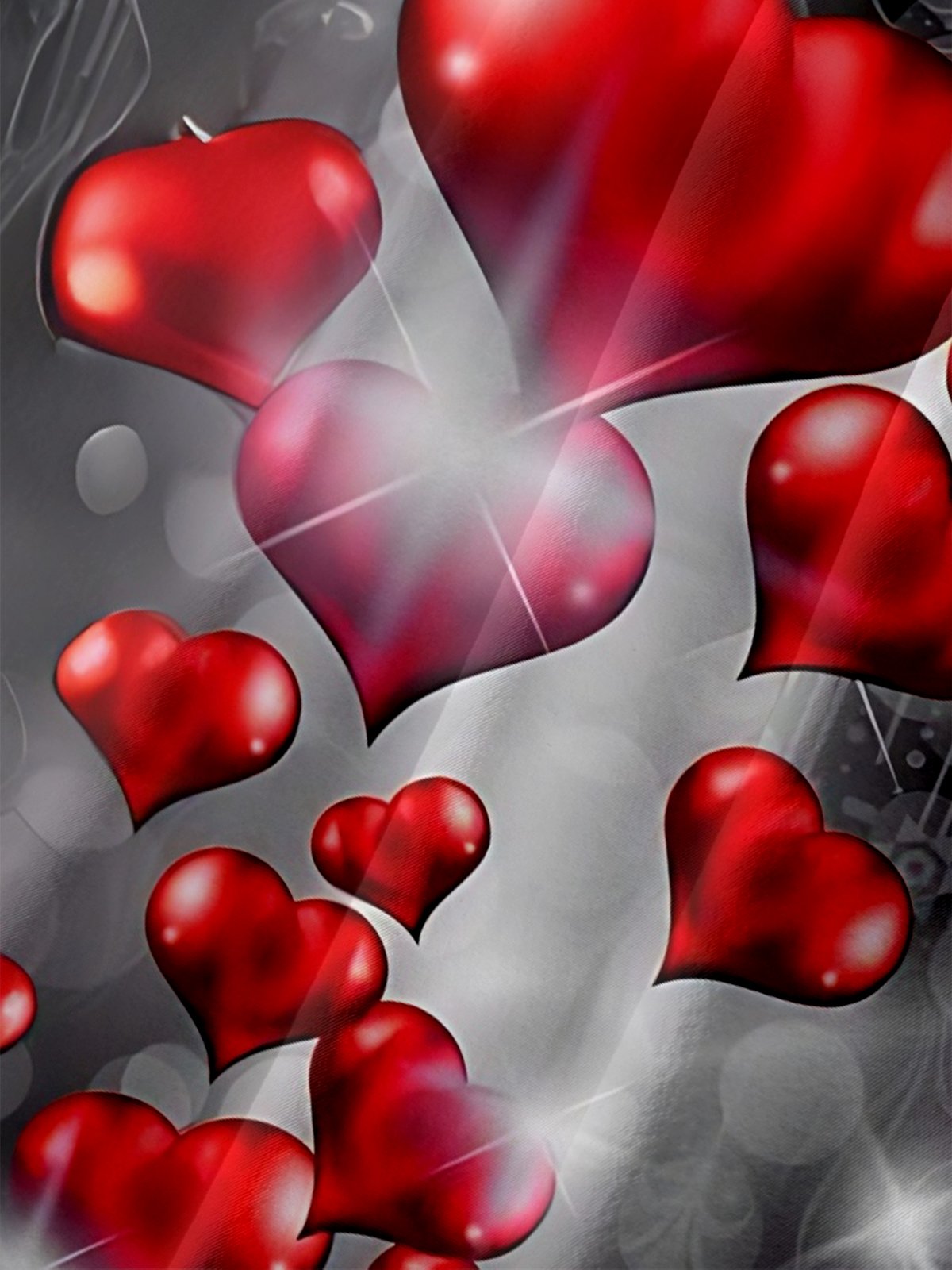 Moisture Wicking Valentine's Day Heart Chest Pocket Holiday Hawaiian Shirt