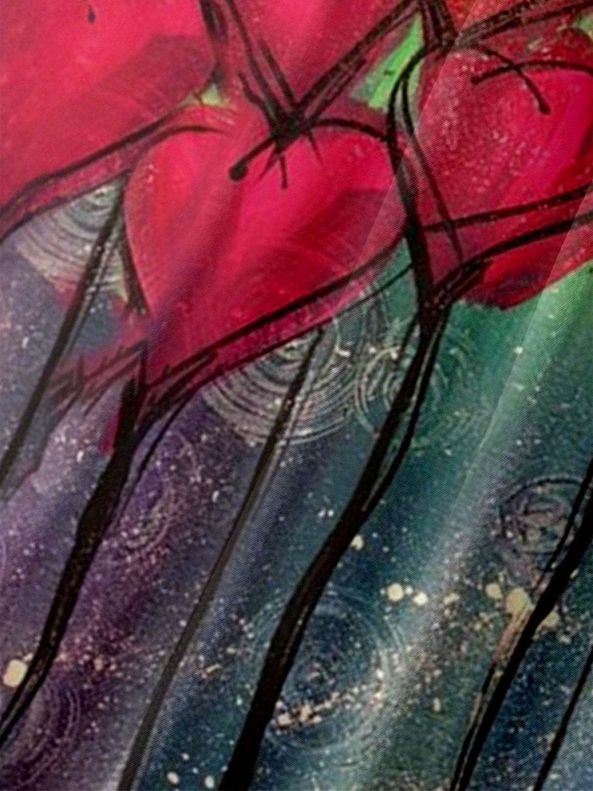 Moisture-wicking Valentine's Day Fun Heart Art Chest Pocket Casual Shirt