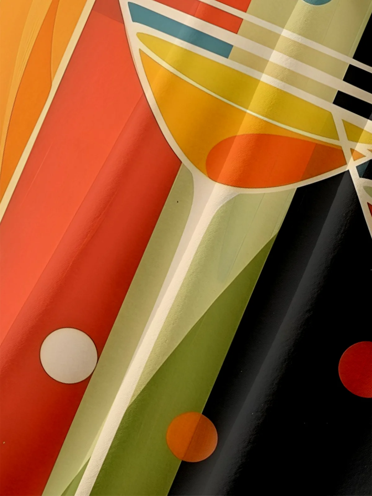 Moisture-wicking Cocktail Chest Pocket Hawaiian Shirt