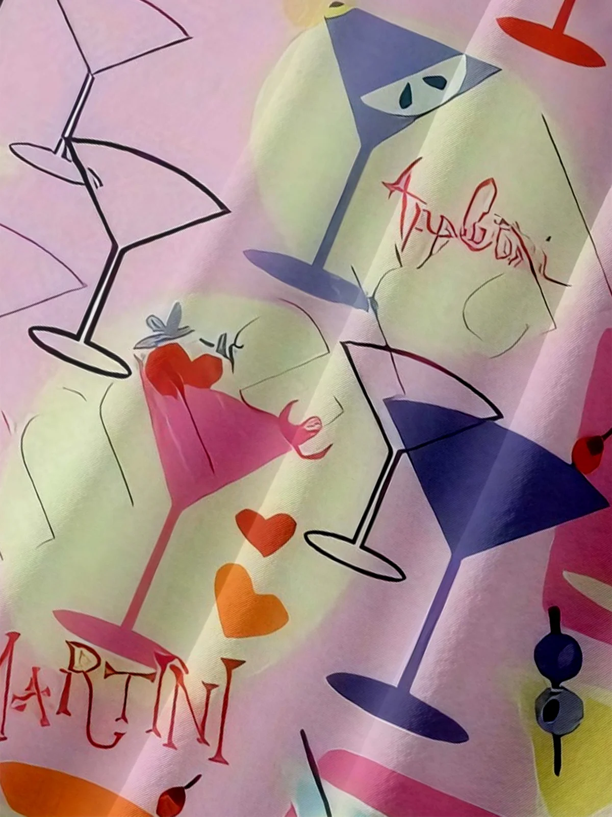 Moisture-wicking Cocktail Chest Pocket Hawaiian Shirt