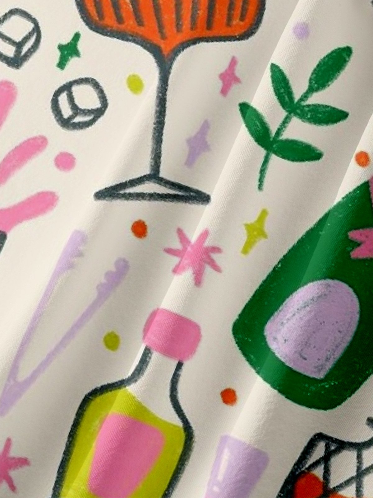 Moisture-wicking Cocktail Chest Pocket Hawaiian Shirt