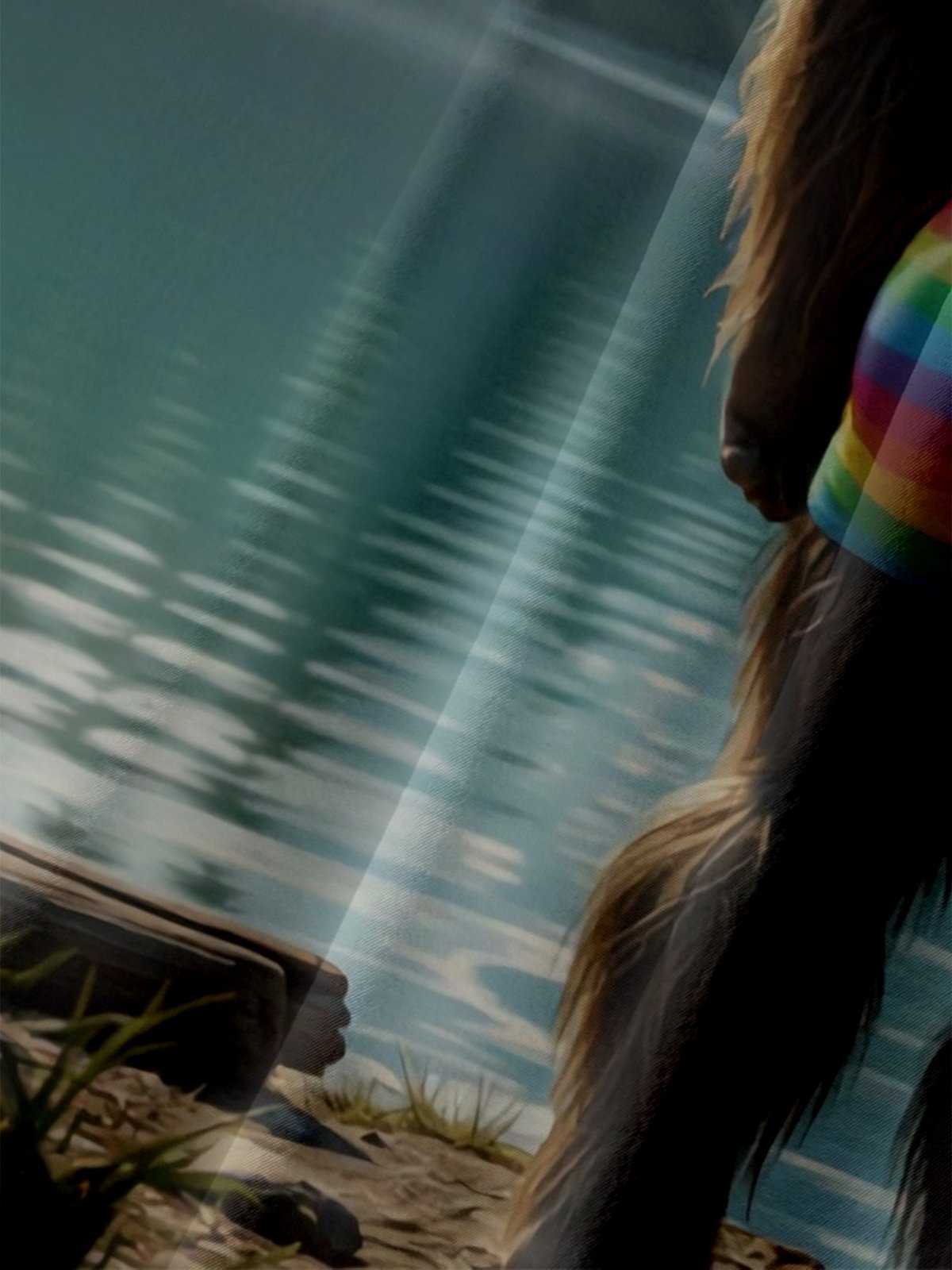 Moisture-wicking Sexy Bigfoot Parody Chest Pocket Hawaiian Shirt