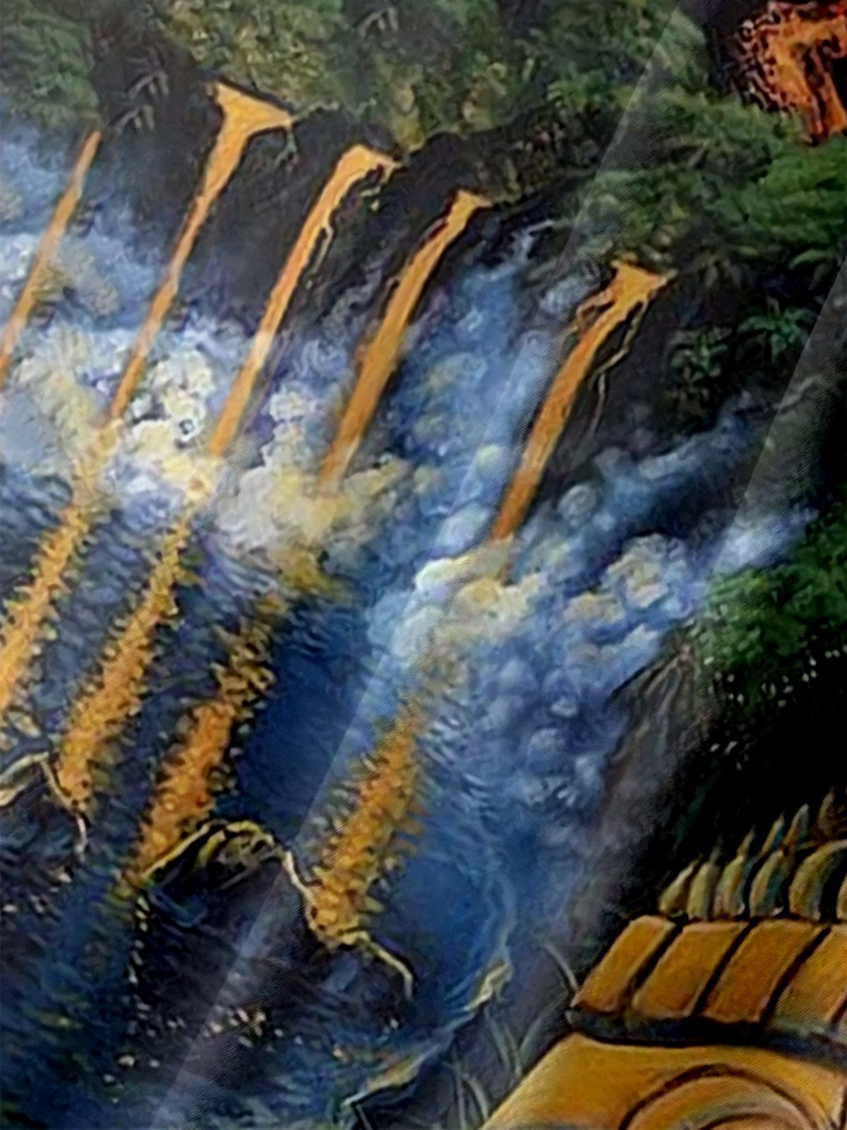 Moisture-wicking TIKI Artistic Fun Chest Pocket Hawaiian Shirt