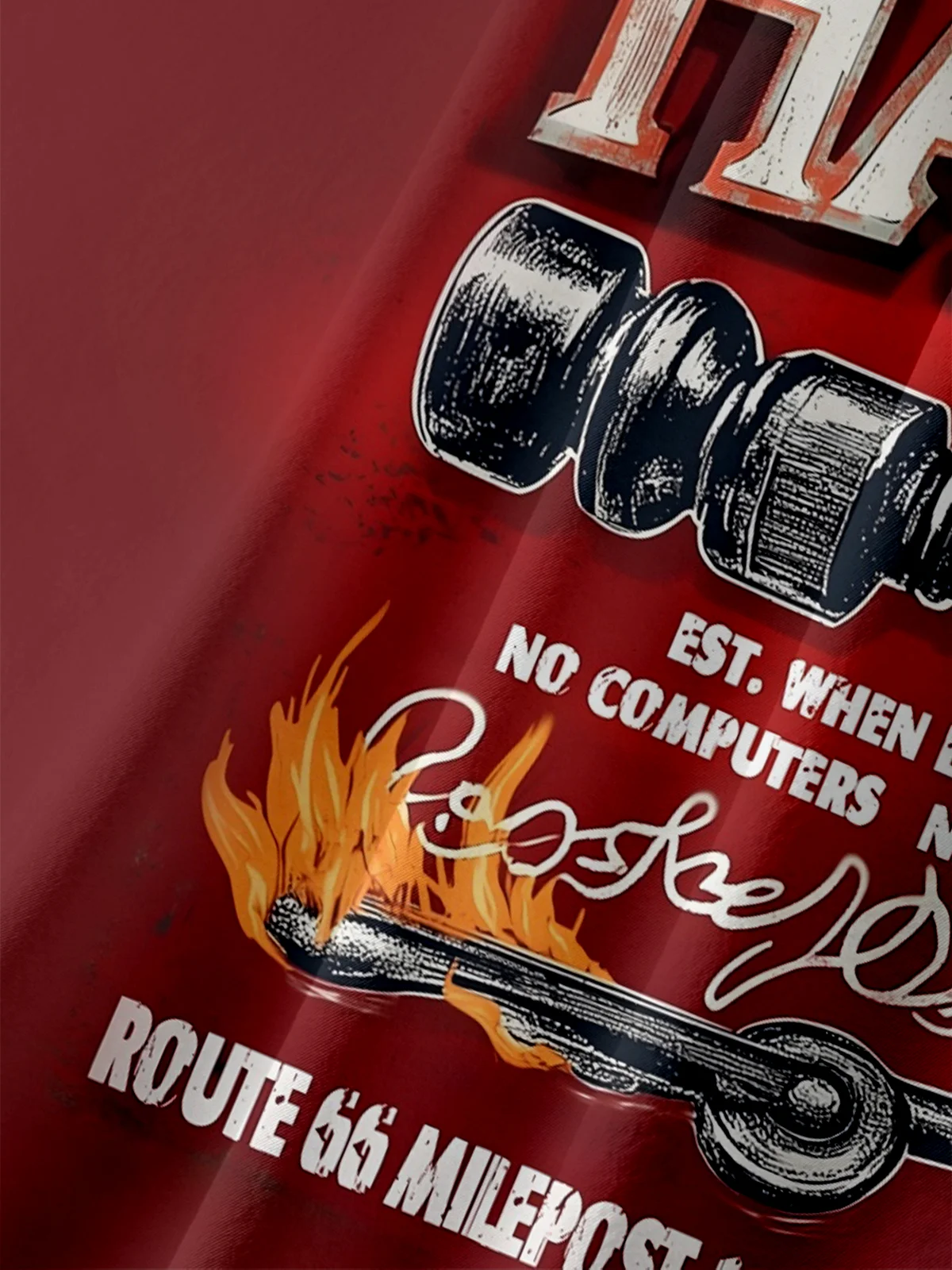 Moisture Wicking Parts Tools Chest Pocket Holiday Shirt