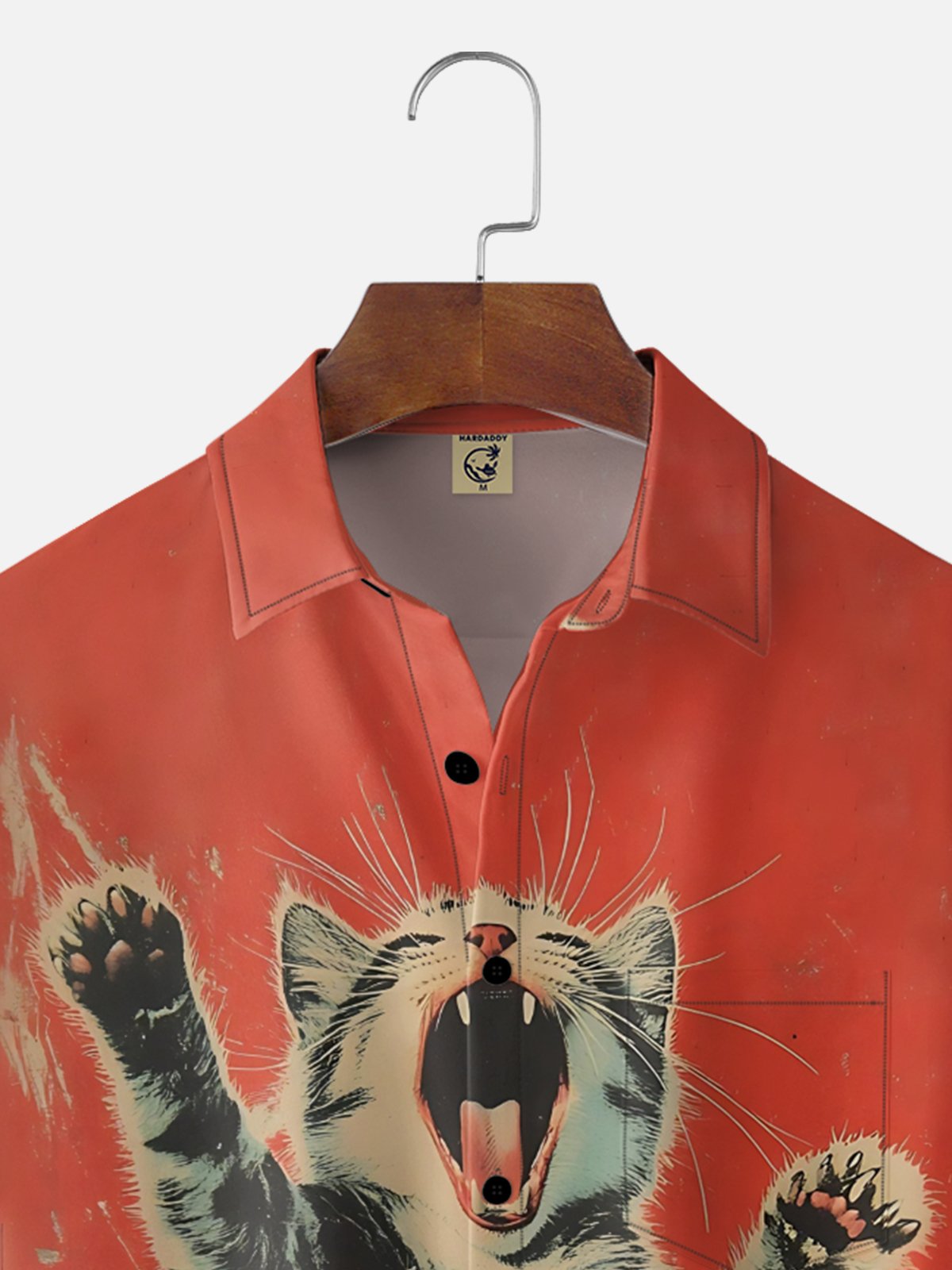 Moisture-wicking Feed Me Cat Funny Chest Pocket Casual Shirt