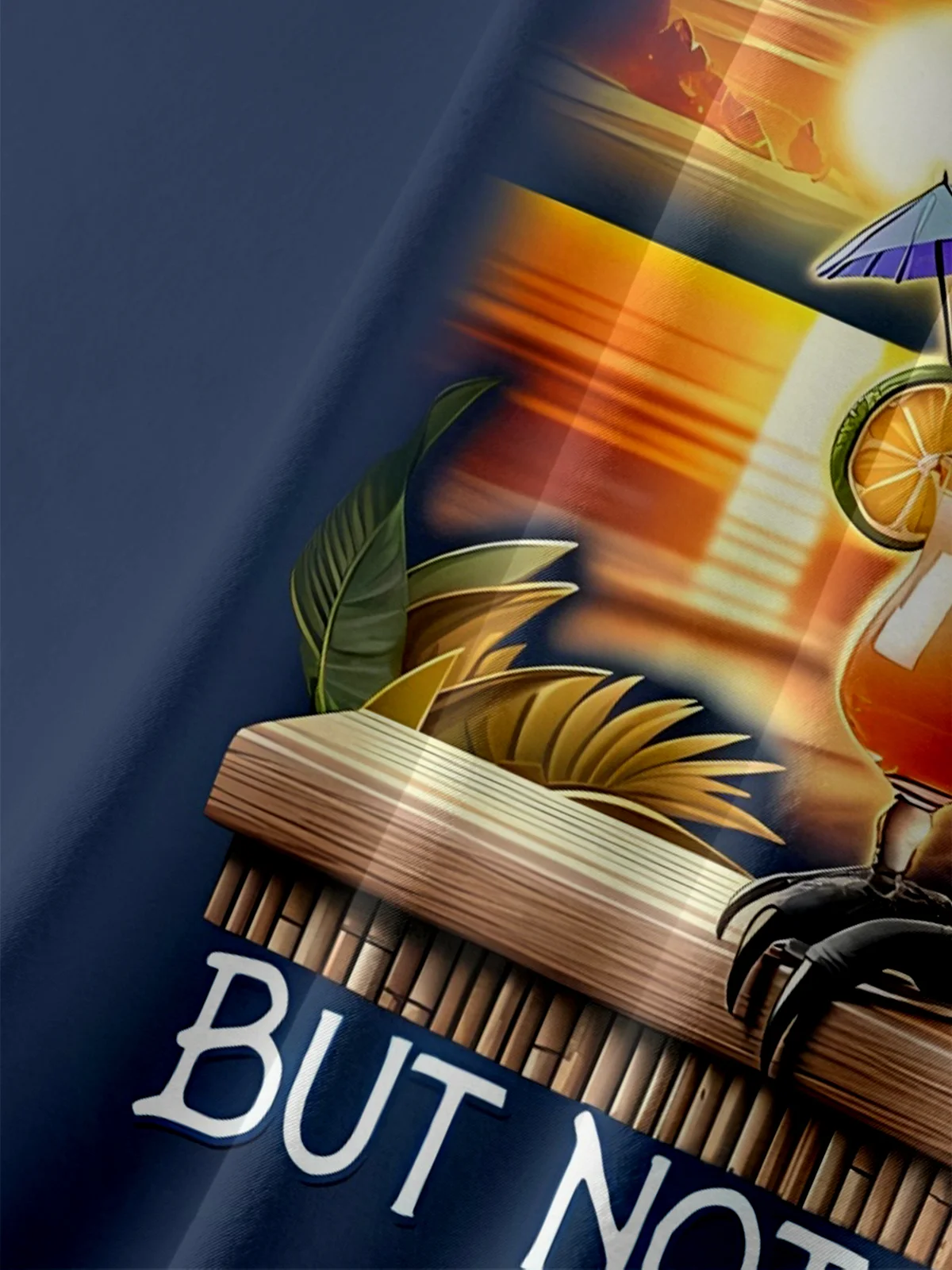 Moisture Wicking Retirement Parrot Cocktail Chest Pocket Holiday Shirt