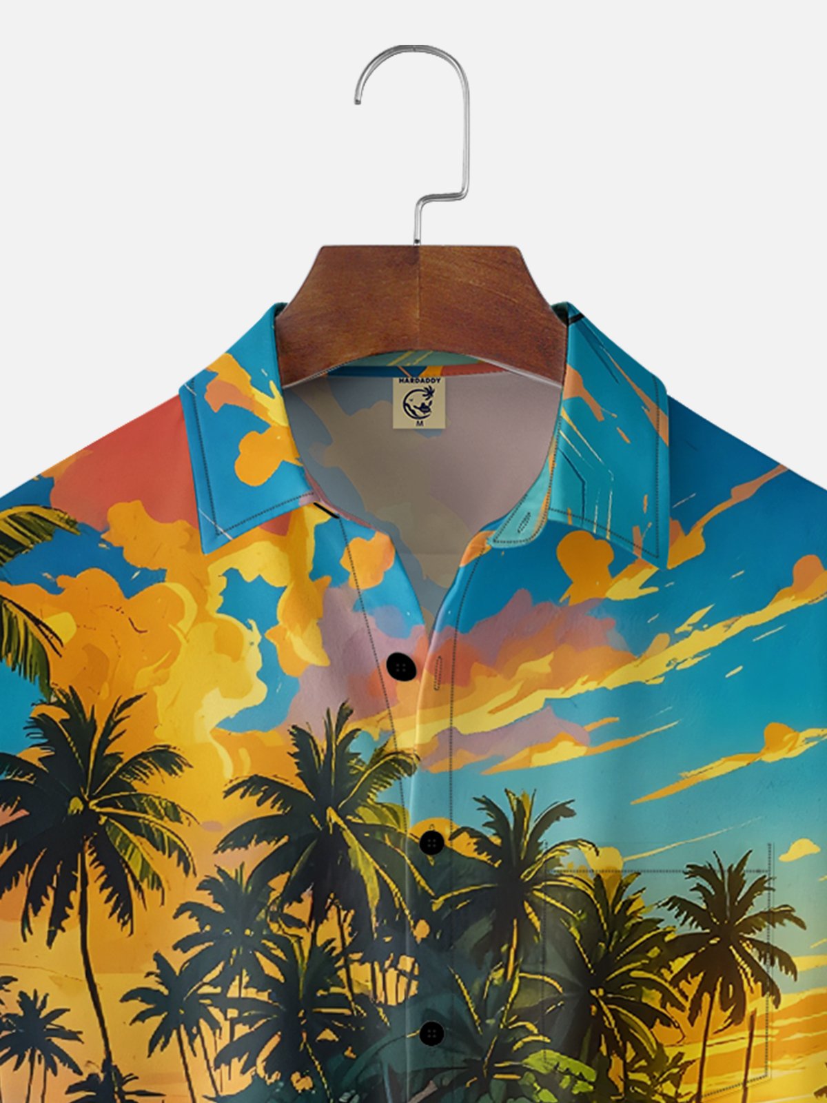 Moisture Wicking Hawaiian Vacation Vintage Car Chest Pocket Holiday Hawaiian Shirt