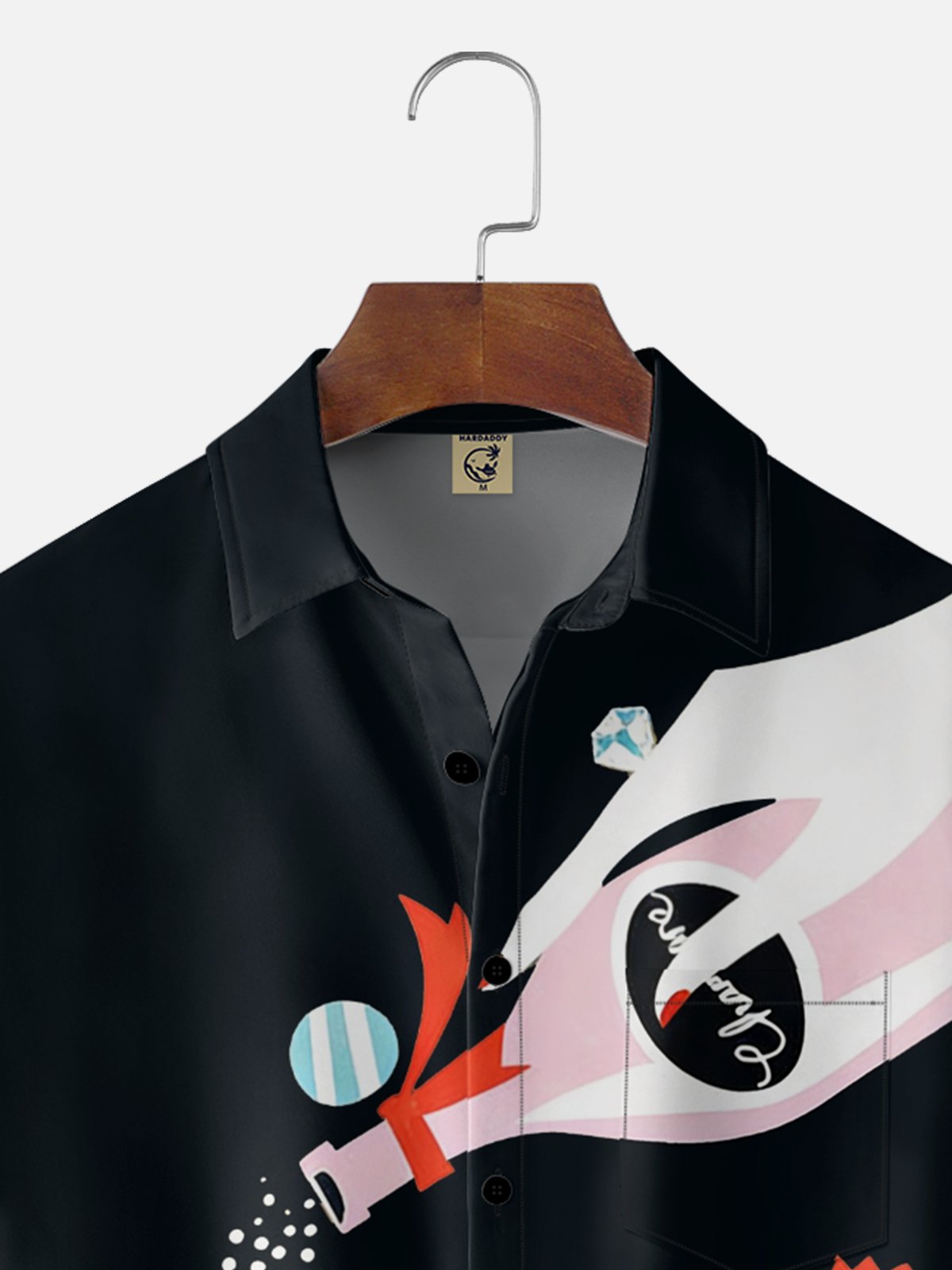 Moisture-wicking Cocktail Chest Pocket Hawaiian Shirt