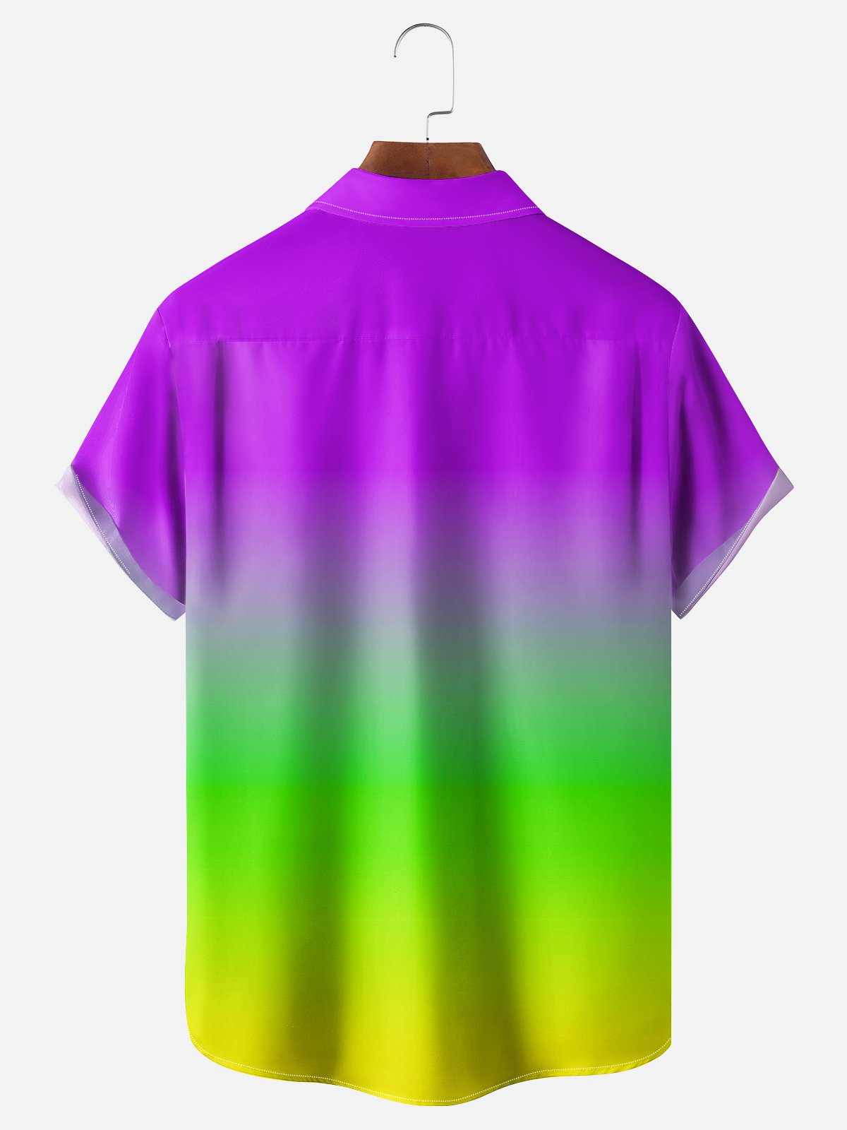 Moisture-wicking Mardi Gras Cocktail Chest Pocket Bowling Shirt