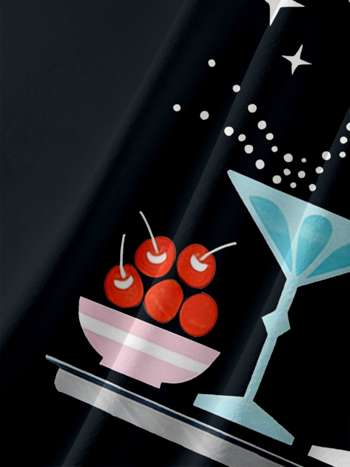 Moisture-wicking Cocktail Chest Pocket Hawaiian Shirt