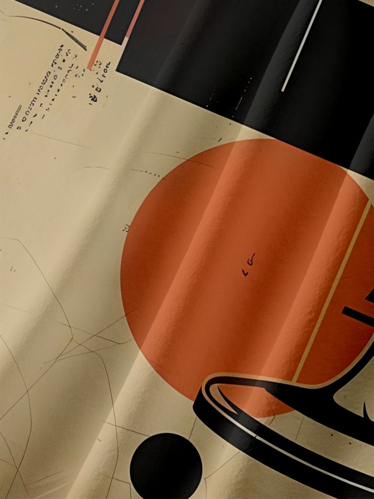 Moisture Wicking Geometric Abstract Art Painting Cocktail Chest Pocket Holiday Shirt