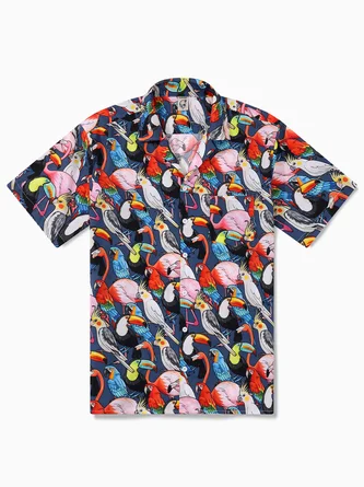 Hardaddy® Cotton Toco Toucan Aloha Shirt