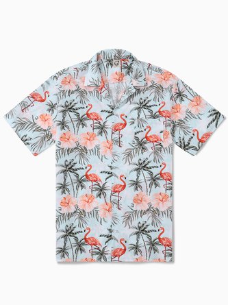Hardaddy® Cotton Flamingo Aloha Shirt