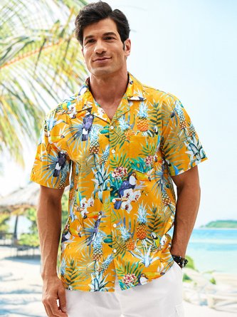 Hardaddy® Cotton Toco Toucan Aloha Shirt
