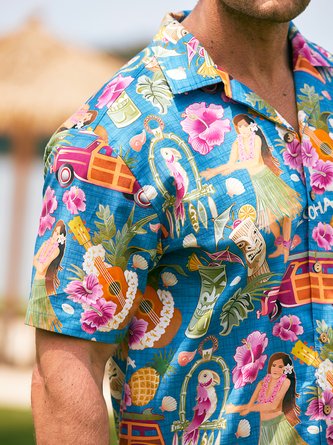 Hardaddy® Cotton Hula Beauty Aloha Shirt