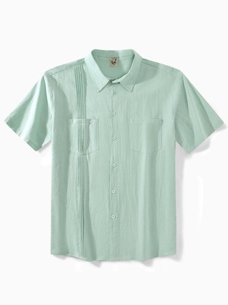 Hardaddy® Cotton Pleated Guayabera Shirt