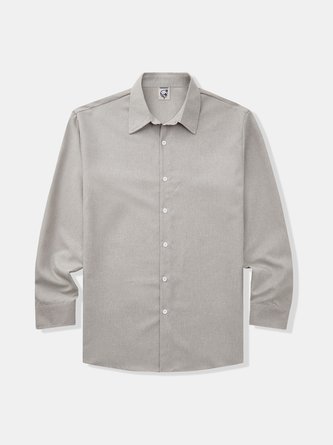 Plain Long Sleeve Casual Shirt