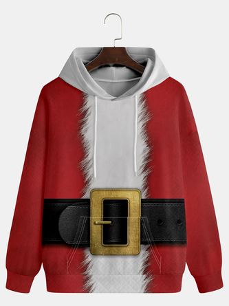 Belt Santa Costume Graphic Hoodie