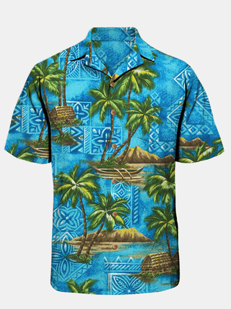 Wonderland Chest Pocket Short Sleeve Resort Shirt