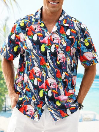 Hardaddy® Cotton Toco Toucan Aloha Shirt