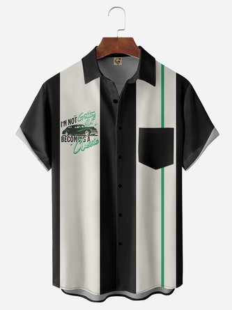 I'm Becoming a Classic Chest Pocket Short Sleeve Bowling Shirt