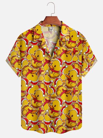 Duck Short Sleeve Aloha Shirt