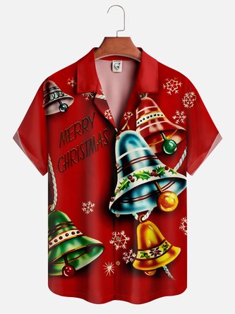 Christmas Bell Aloha Shirt