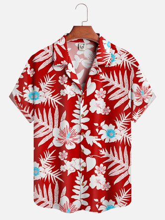 Floral Short Sleeve Aloha Shirt