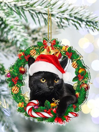 Cute Cat and Dog Christmas Tree Hanging Decoration