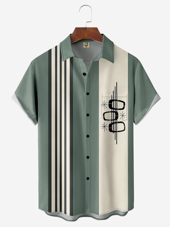 Hardaddy Hawaiian Shirt for Men Vintage Hawaiian Bowling Geometric ...