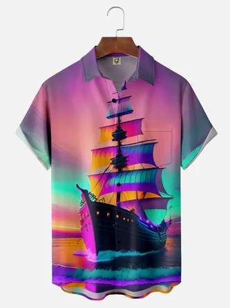 Multi-Color Sailboat Shirt main image 1