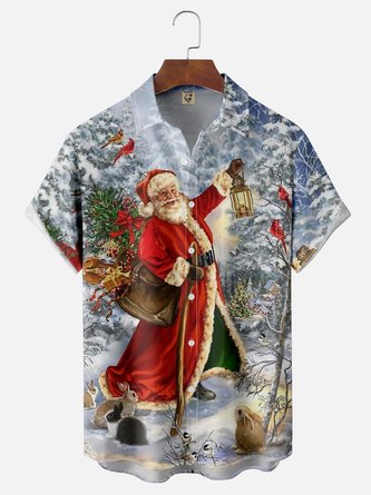 Stretch Mesh Santa Chemise