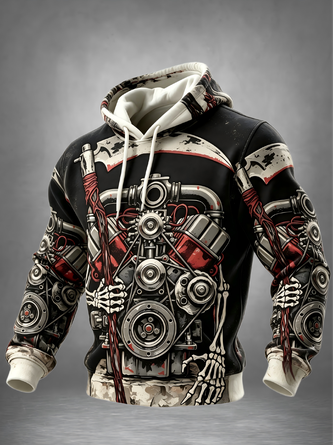 Engine Kangaroo Pocket Hoodie Sweatshirt