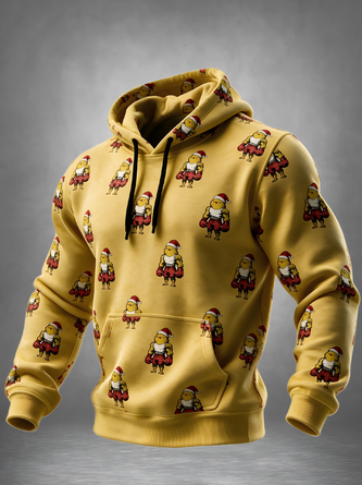 Christmas Duck Kangaroo Pocket Hoodie Sweatshirt