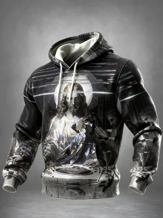 Jesus Kangaroo Pocket Hoodie Sweatshirt