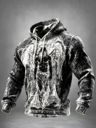 Fallen Angel Kangaroo Pocket Hoodie Sweatshirt