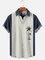 Mens Billiard Shirt Coconut Tree Print Breathable Casual Hawaiian Shirt