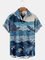 Men's Vintage Print Casual Short Sleeve Hawaiian Shirt
