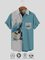 Cotton And Linen Holiday Leisure Short-sleeved Shirt