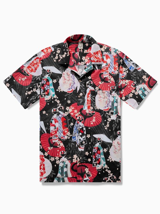 Hardaddy® Cotton Ukiyo-e Aloha Shirt