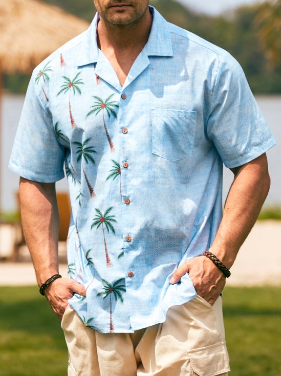 Hardaddy® Cotton Coconut Tree Resort Shirt
