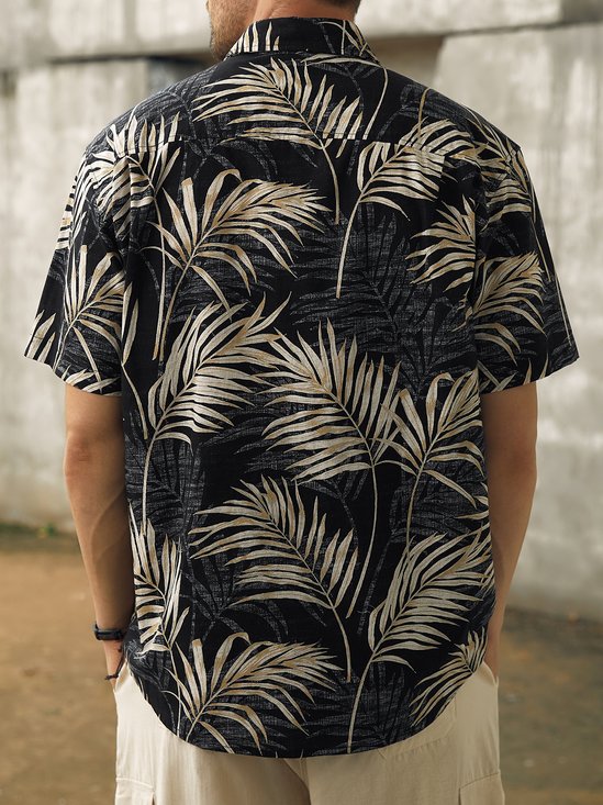 Hardaddy® Cotton Palm Leaf Oxford Shirt