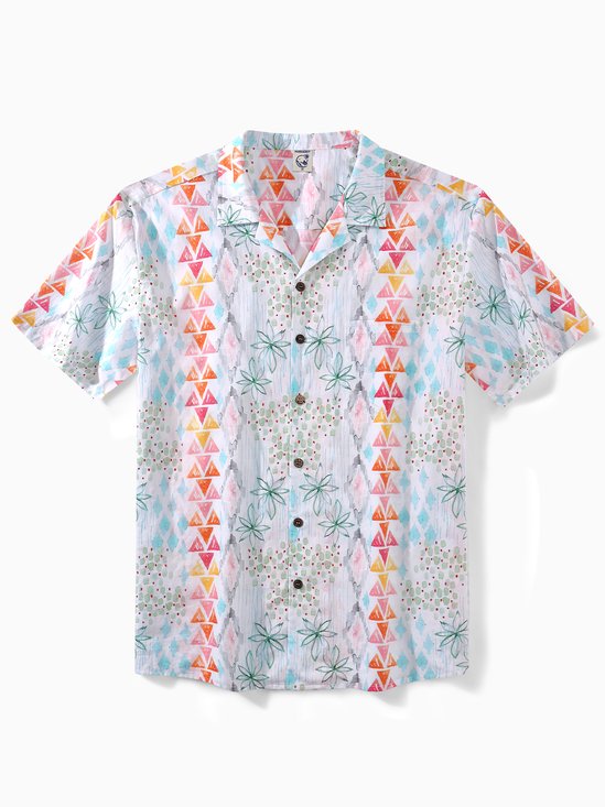 Hardaddy® Cotton Geometric Bowling Shirt