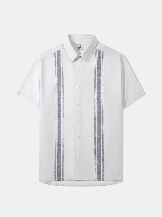 Hardaddy® Cotton Striped Bowling Shirt