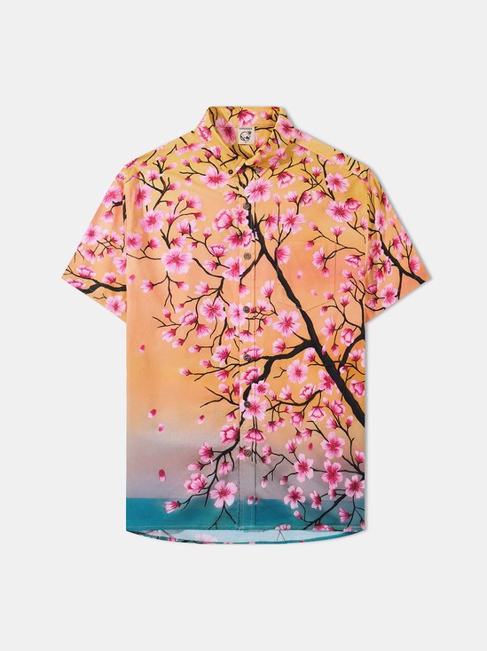 Hardaddy® Cotton Sakura Hawaiian Shirt