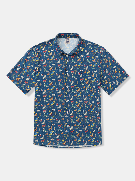 Hardaddy Cotton Dog Aloha Shirt