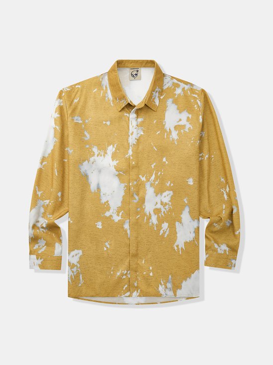 Gradient Long Sleeve Casual Shirt