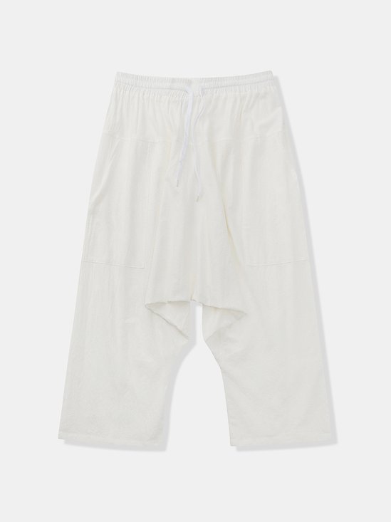 Hardaddy Linen-blend Harem Pants