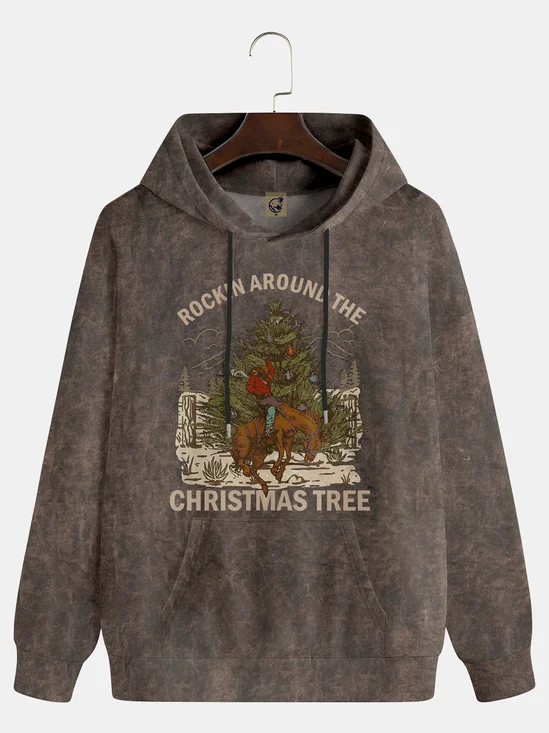 Christmas Text Letters Hoodie Sweatshirt