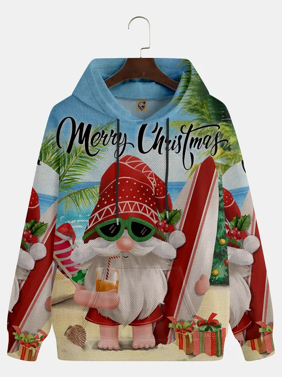 Vacation Santa Claus Hoodie Sweatshirt